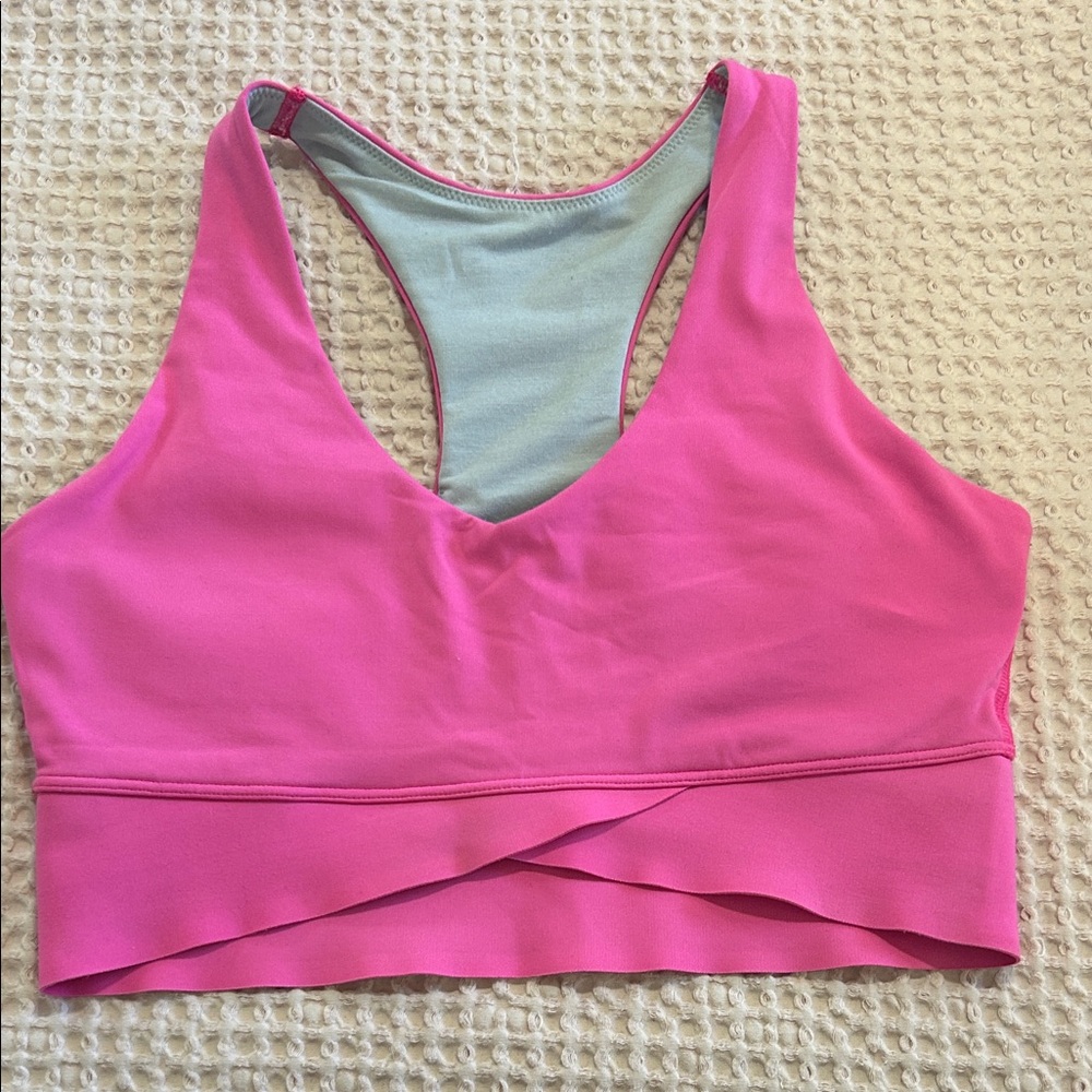 GAP Pink Racerback Sports Bra